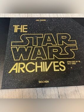 Taschen Star Wars Archives Hardcover in Black and Gold. Episodes IV-VI